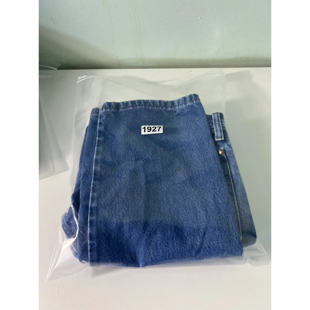 Wrangler 31x32 Relaxed Fit Jeans Medium Wash Distressed Denim Mens